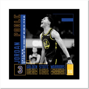 Jordan Poole Paper Poster Posters and Art